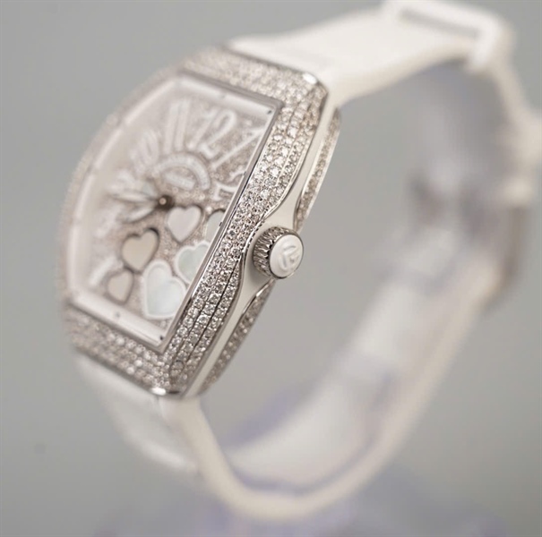 Đồng hồ Franck Muller V32 (32x46mm) trắng (no2281) (HC) KG+