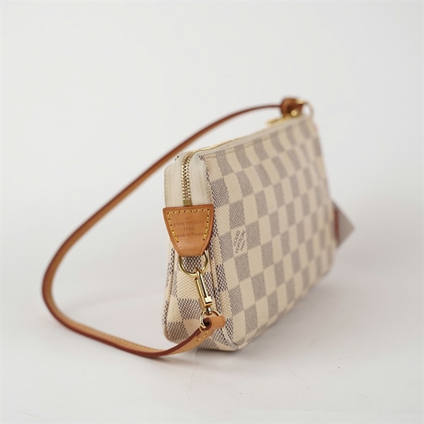 Túi LV Pochette ô vuông xám sz22 (HC)+