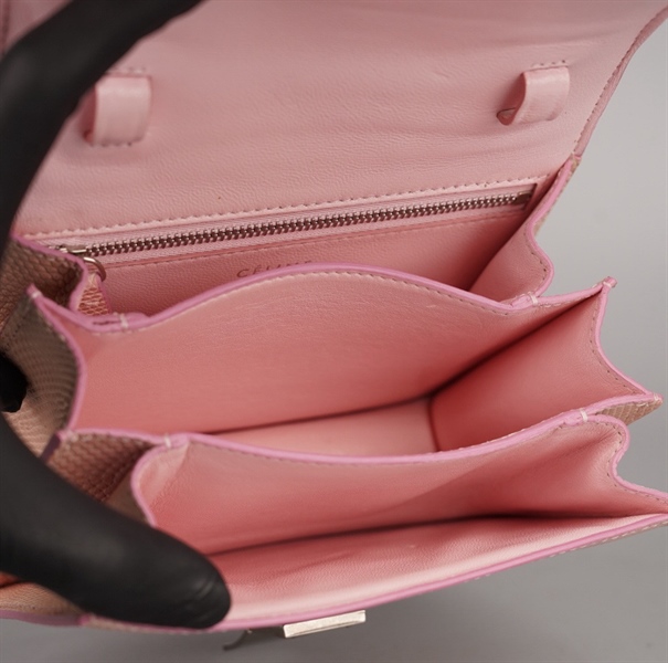 Túi Celine Classic Box hồng nude sz16 KG+