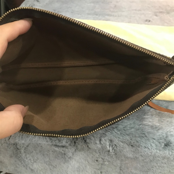 Túi LV hoa nâu size 23cm+