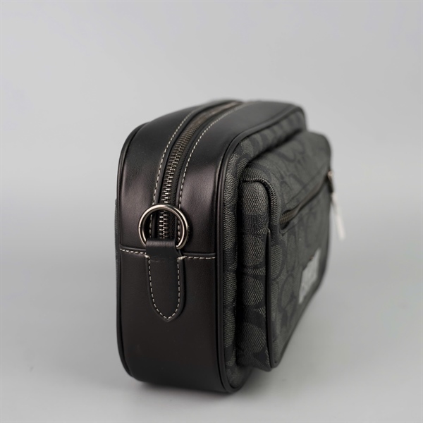 Túi Coach đeo chéo đen sz24 +