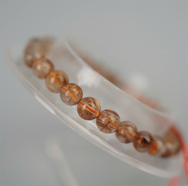 Vòng bi thạch anh tóc nâu KG+