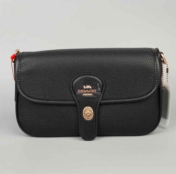 Túi Coach đen 2 strap sz24 +