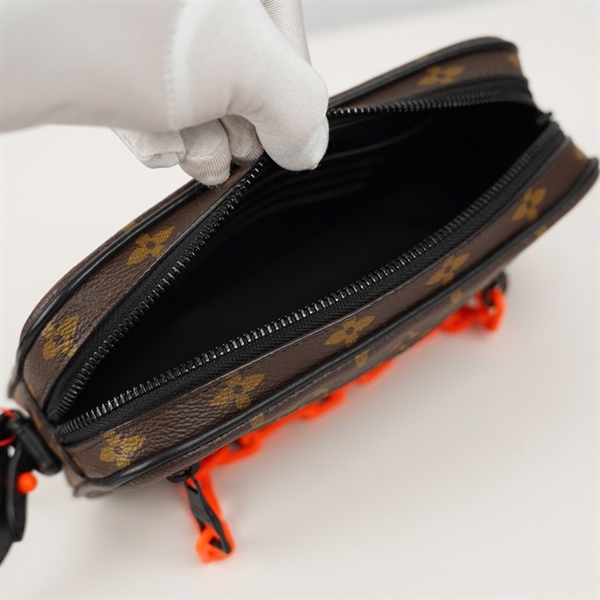 Túi LV Clutch hoa nâu xích cam sz21 (BQ) KG+