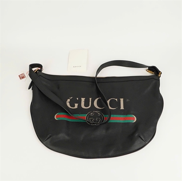 Túi GG Đeo Chéo Đen Bầu (E019836915) +