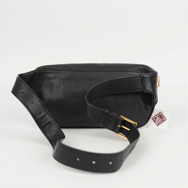 Túi YSL bao tử đen (37.0119) sz20 KG+