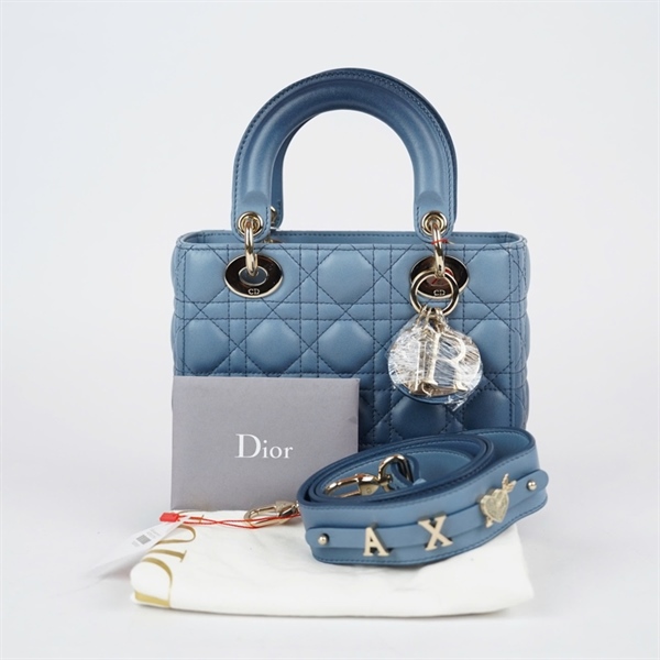 Túi Dior Lady xanh ombre (18-MA-1220) szS (LTB) KG+