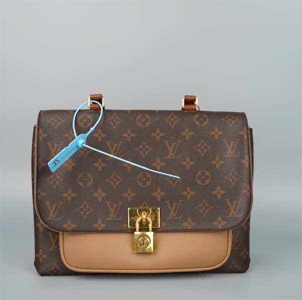 Túi LV padlock hoa nâu sz28 (ALT) KG+