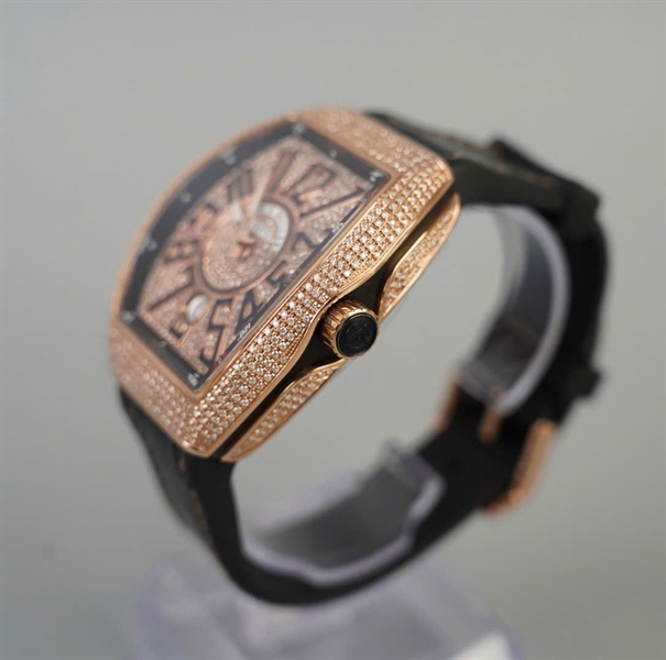 Đồng hồ Franck Muller V41 (41x55mm) đen (NO285) (HC) KG+
