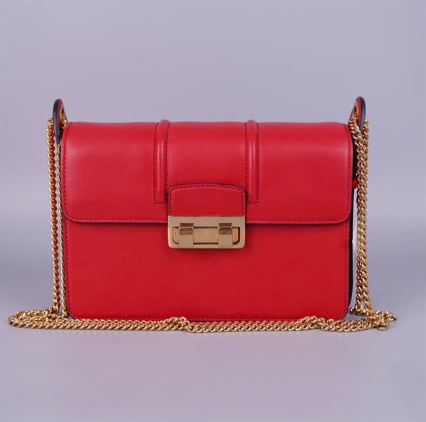 Túi Lanvin đeo chéo đỏ sz22 KG+