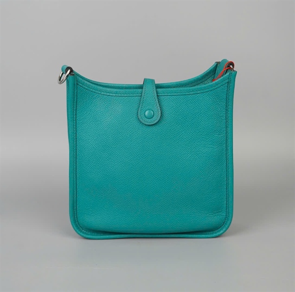 Túi Hermes Evelyne xanh sz17 KG+