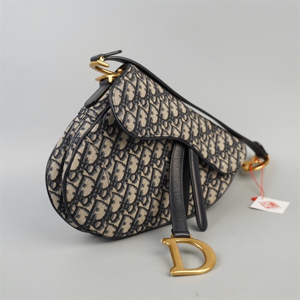 Túi Dior Saddle xám sz25 (BQ) KG+
