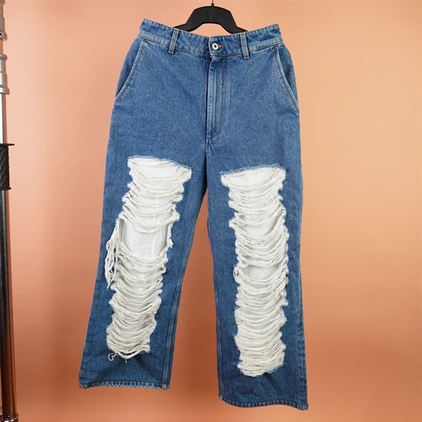 Quần Loewe jean xanh dài +