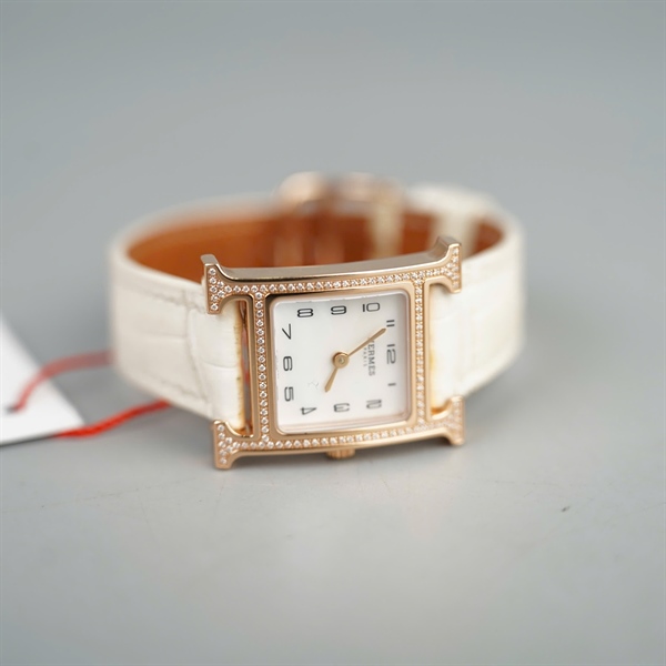 Đồng hồ Hermes trắng (3563330) sz21 (HC) KG+