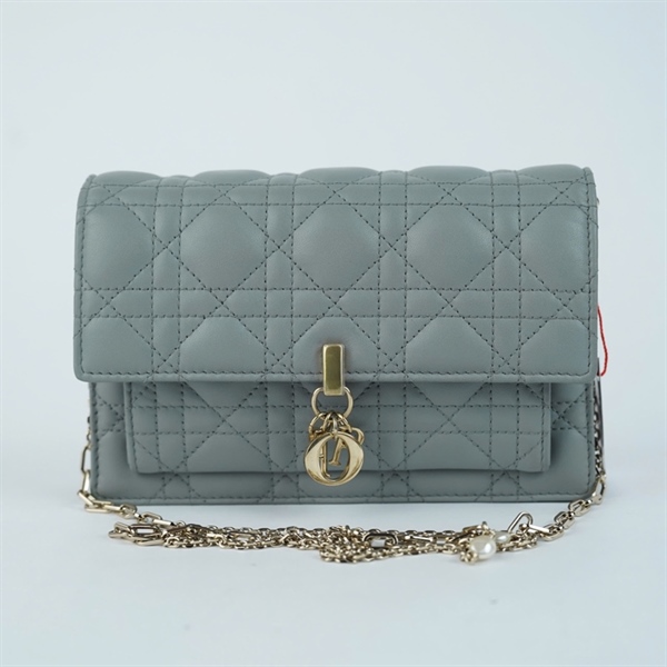 Túi Dior đeo chéo xám (12-MA-0262) sz19 KG+