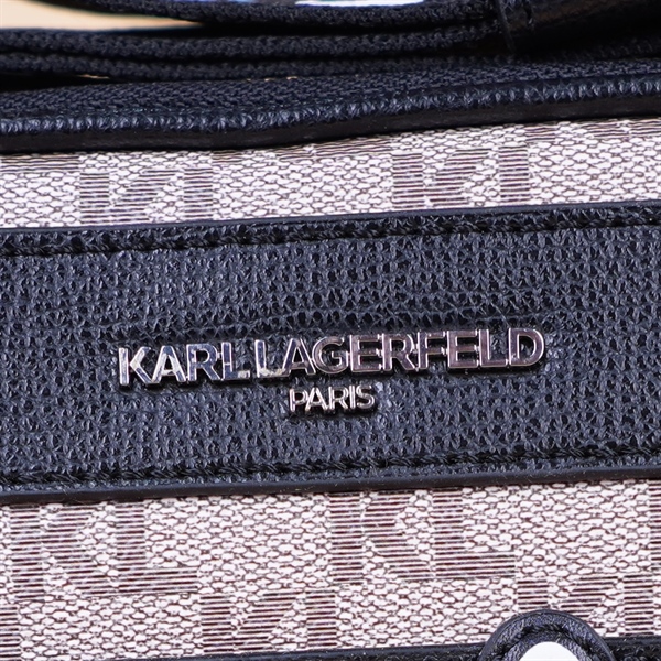 Túi Karl Lagerfeld Đen Nâu Mắt Kính KG+