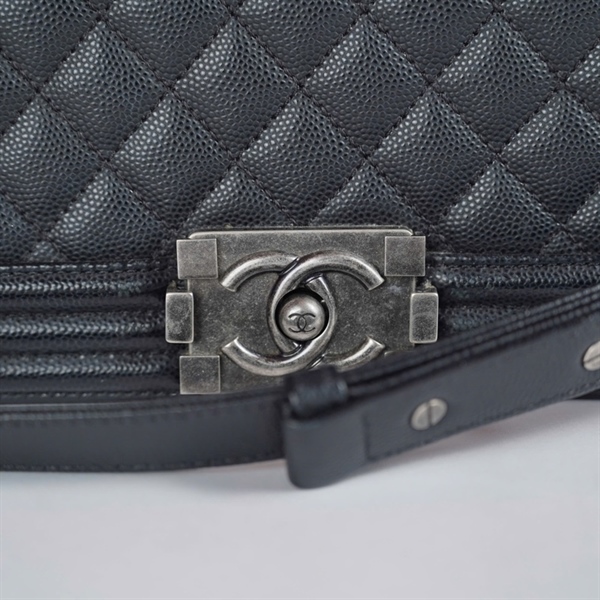 Túi Chanel Boy đen (25654191) sz28 KG+