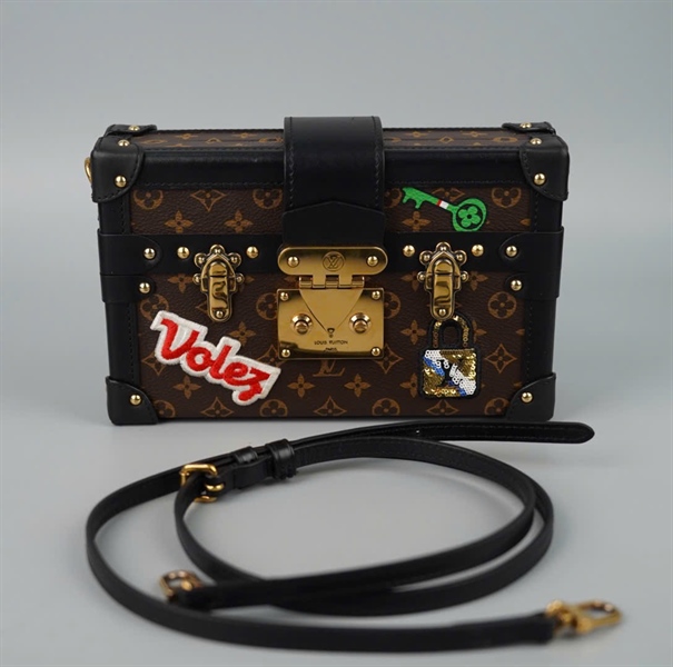Túi LV Trunk hoa nâu in hình (DU4118) sz20 (BMC)+