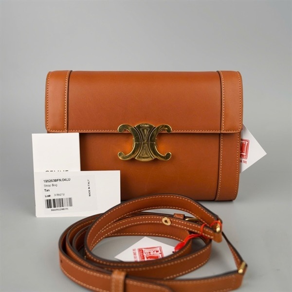 Túi Celine Triomphe nâu (8-CU-4271) sz21 (HC)+