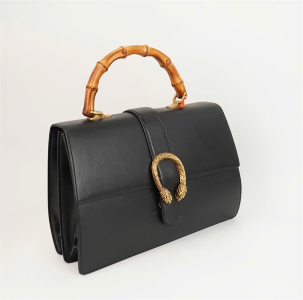 Túi GG Dionysus đen quai trúc 2 strap size 33 (BQ) KG+