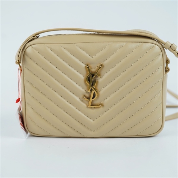 Túi YSL Loulou Camera Bag nude kèm champ (GUE715232-0922) sz23 KG+