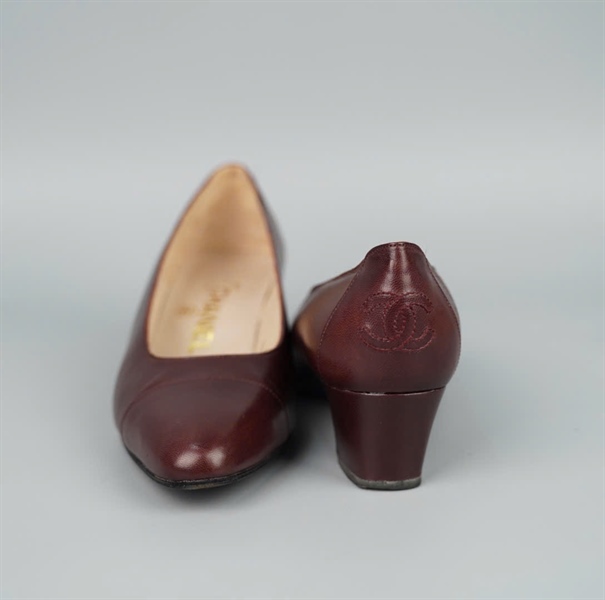 Giày Chanel nâu đế 4p sz36 KG+