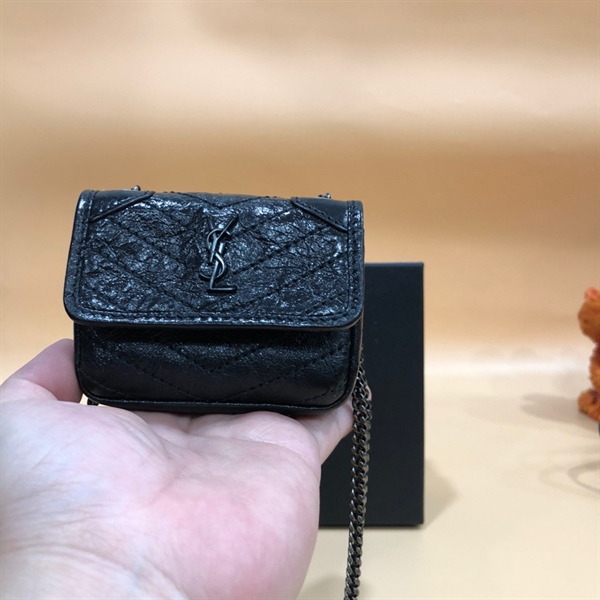 Túi YSL Đen 8cm+