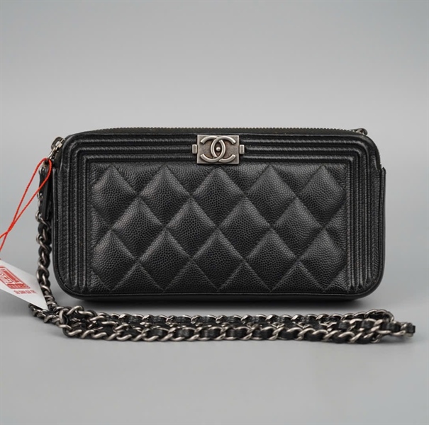 Túi Chanel đen (25246021) sz18 KG+