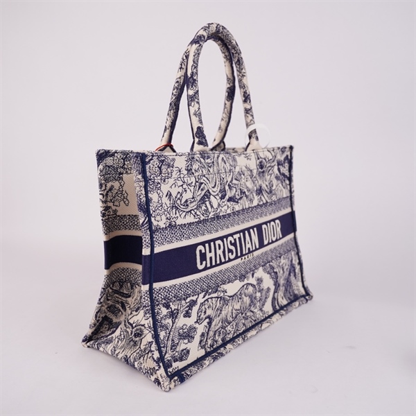Túi Dior tote họa tiết xanh (50-MA-0270) sz35 (A-T) KG+