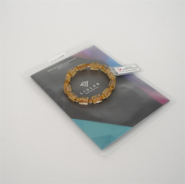 Vòng tay đốt trúc thạch anh tóc vàng 558989 KG+