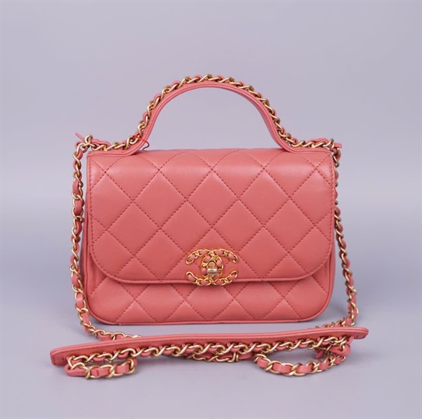 Túi Chanel Woc hồng (28619234) sz19 (BMC) KG+