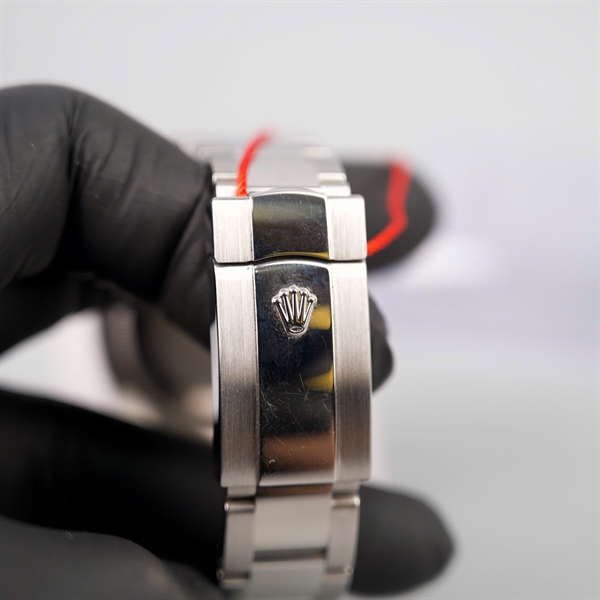 Đồng hồ Rolex bạc mặt tròn xanh (7L671023) sz mặt đh 30mm (LTB) KG+