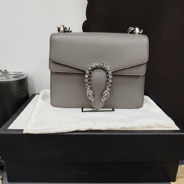 Túi GG Đầu Rồng Xám +