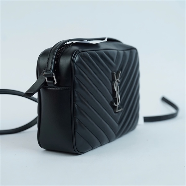 Túi YSL Loulou Camera Bag đen kèm champ (FLY612544-0122) sz23 KG+