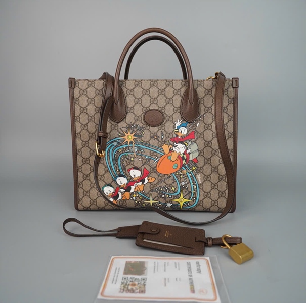Túi xách GG Tote in hình sz31 kèm ổ + chìa (PN) +