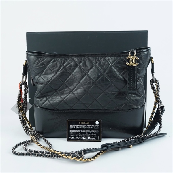 Túi Chanel Gab đen (24931153) sz27 (LT) KG+