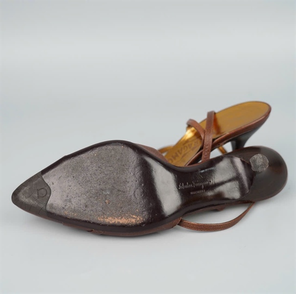 Giày Salvatore nâu 8p sz5.5 KG+