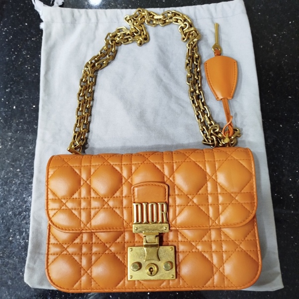 Túi Dior Da mềm Cam+