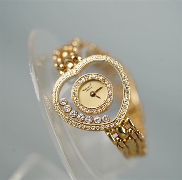 Đồng hồ Chopard trái tim vàng (220476 4082) sz23 kim zin (HC) KG+