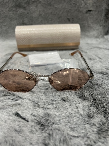 Kính Jimmy Choo mắt nâu kèm dây KG+