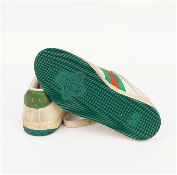 Giày GG xám viền xanh size 35.5 (Manly) KG+
