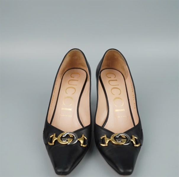Giày GG 1955 màu đen sz37.5 cao 7p KG+