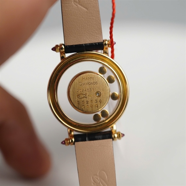 Đồng hồ Chopard mặt tròn quai đen (252650) (HC) +