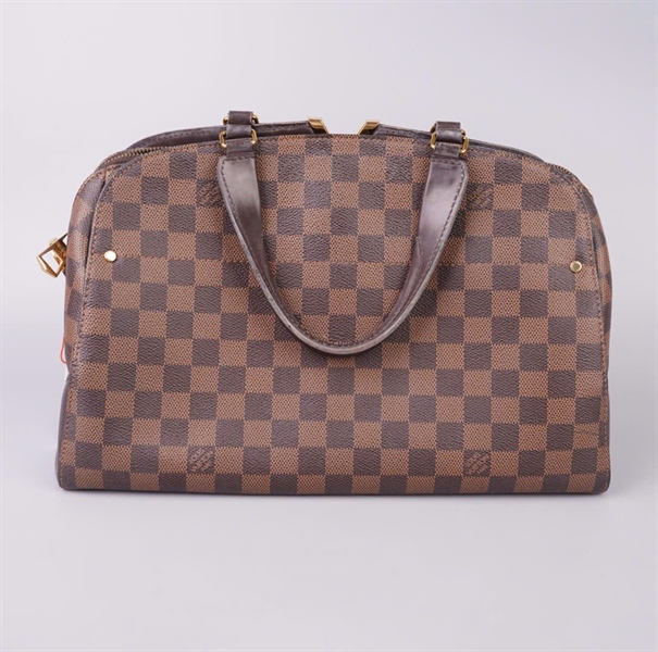 Túi LV handle ô vuông nâu sz33 KG+