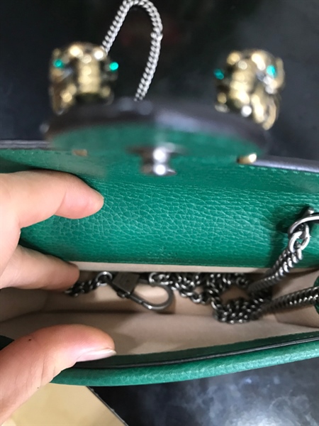 Túi GG Đầu Rồng Xanh Lá+