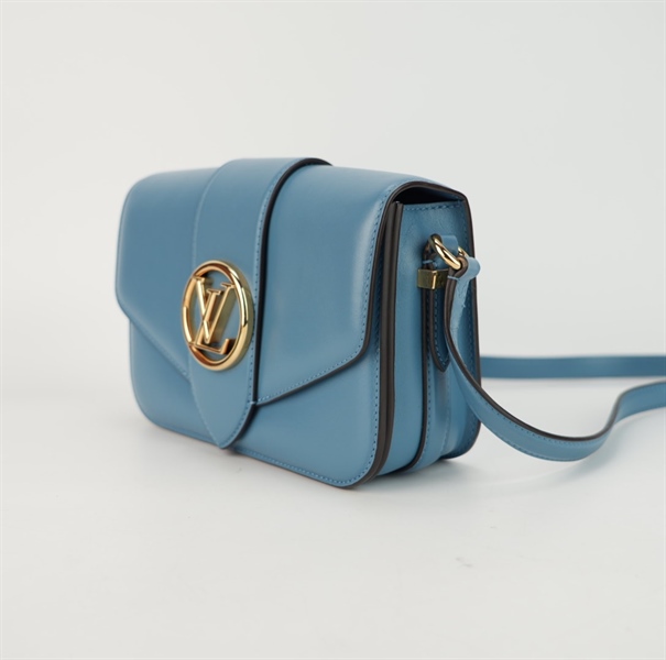 Túi LV pont 9 màu xanh 23cm TB+