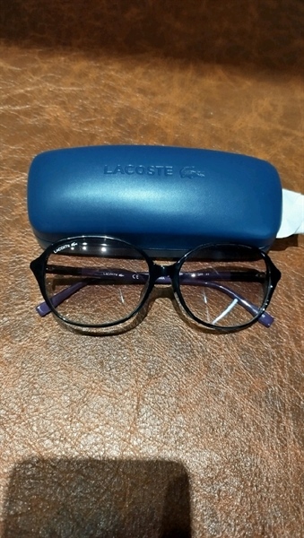Kính Lacoste L854SA 001 đen tím KG+