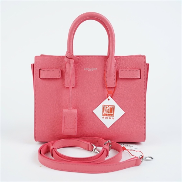 Túi YSL Handle hồng ổ+ 2 chìa sz22 (BMC) KG+