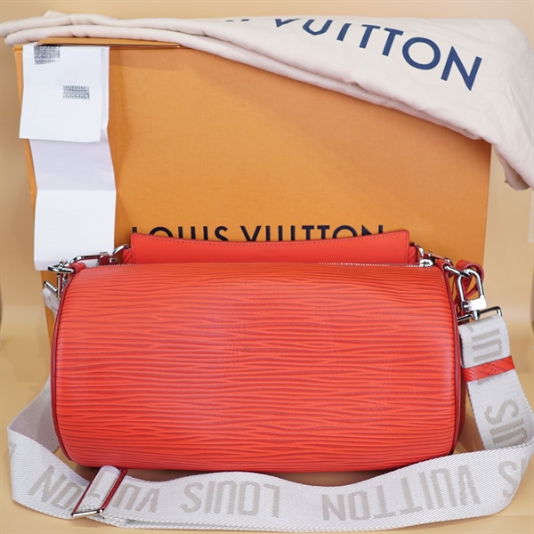 Túi LV đỏ vân ngang 33cm+