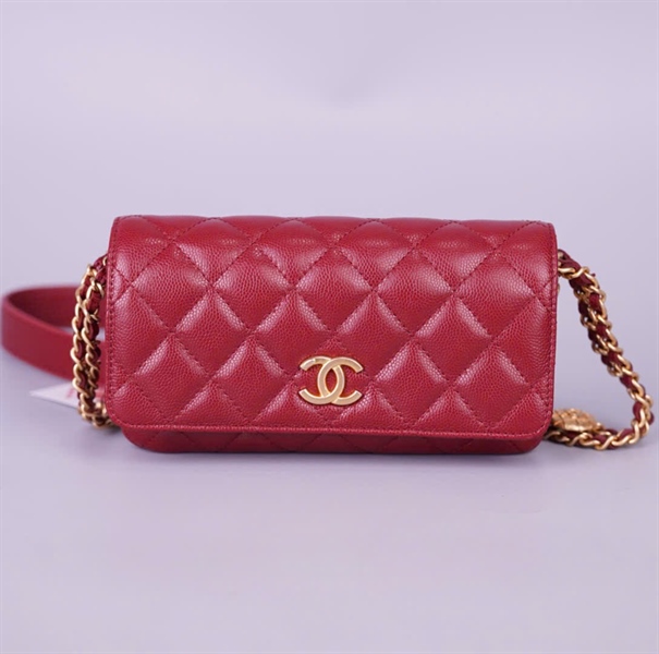 Túi Chanel Woc đỏ (JG27U54A) sz17 +